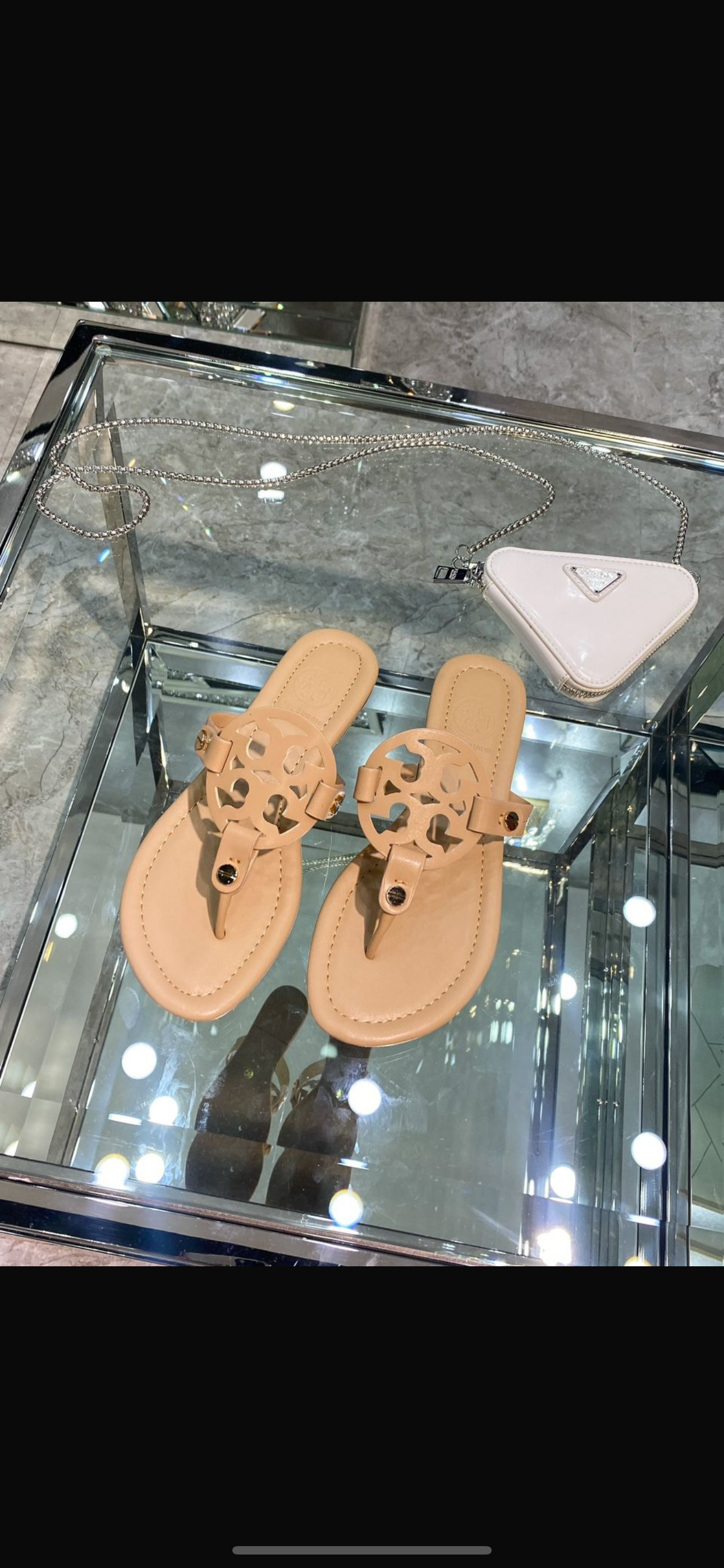Tan sandal