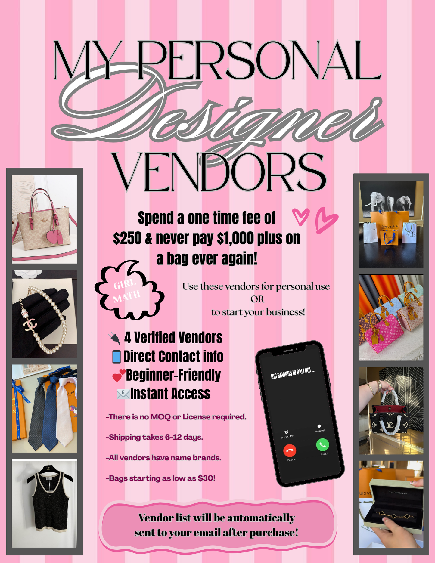 DESIGNER VENDOR