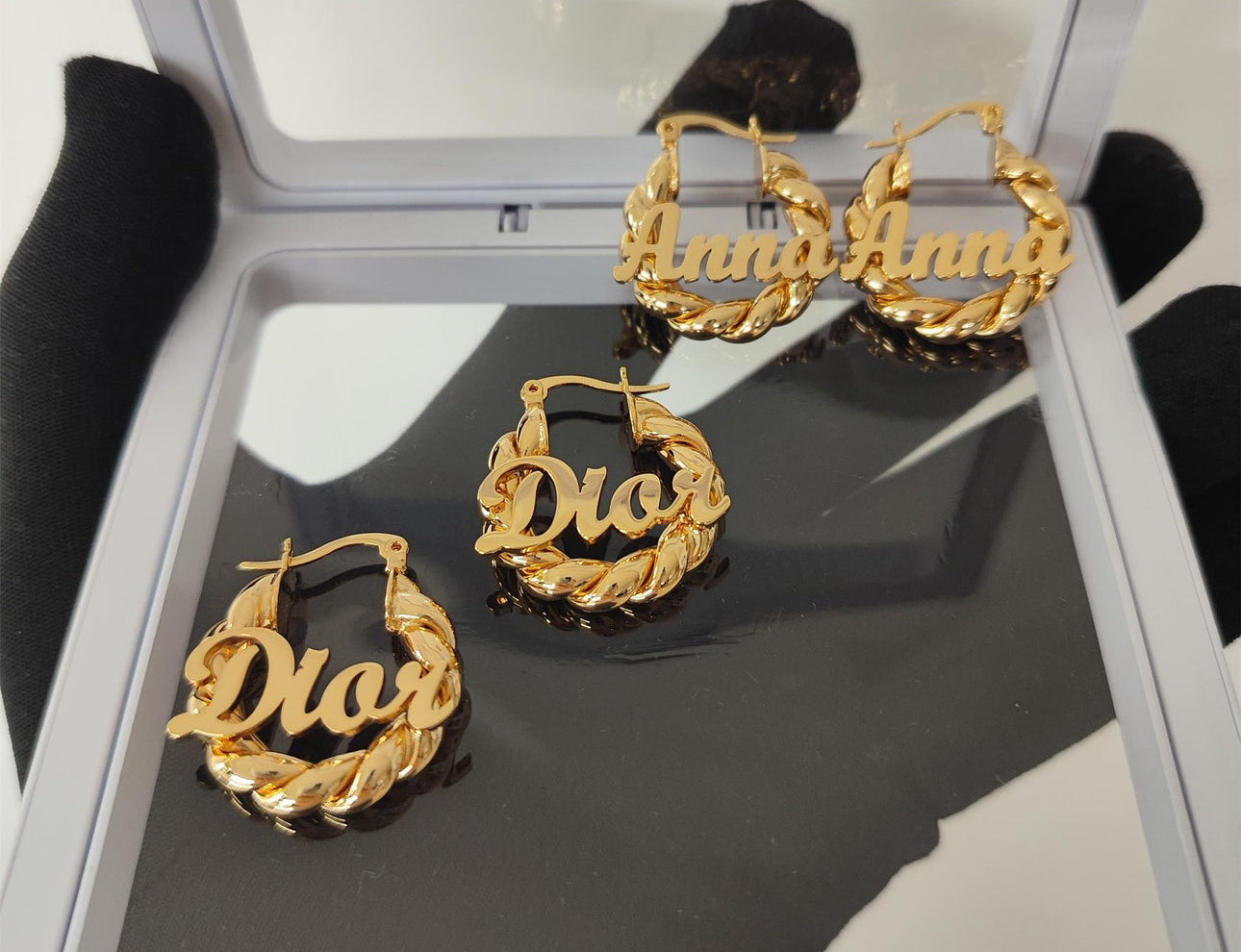 CUSTOM HOOP EARRINGS