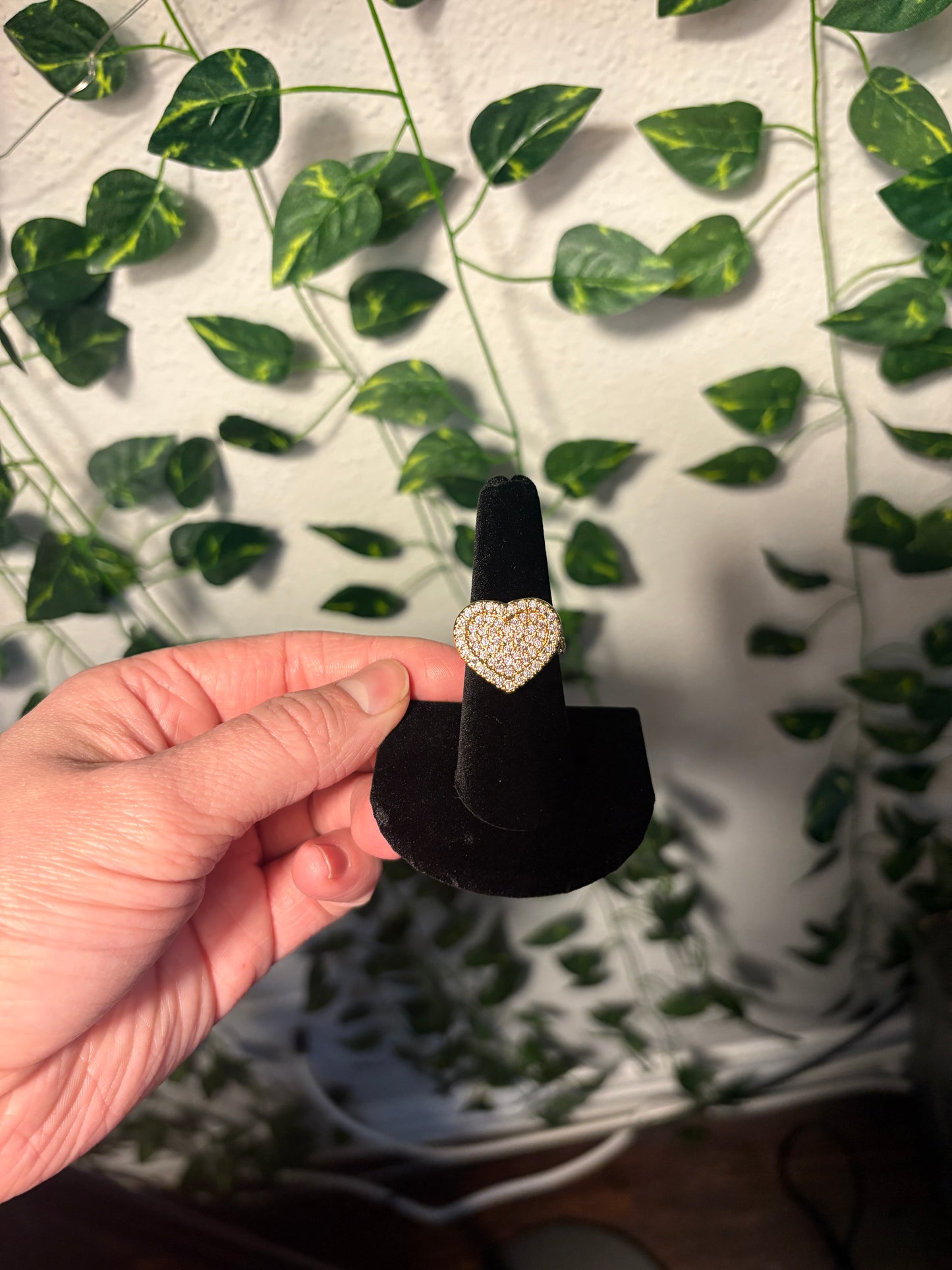 PINK HEART RING