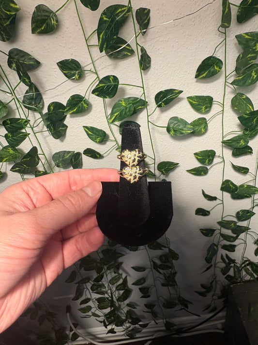 GOLD HEART RING