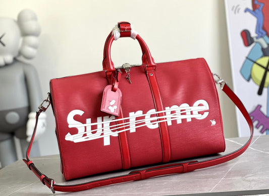 S RED DUFFLE